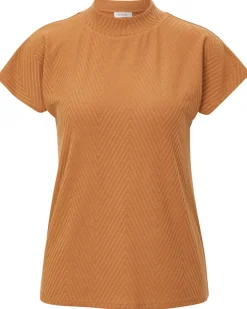 T-Shirt mit Zickzackmuster Janina, Stehkragen-KiK Onlineshop Fashion