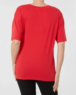 T-Shirt Oversize Janina, Rundhalsausschnitt-KiK Onlineshop Cheap