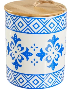 Vorratsdose mit Bambusdeckel ca. 13 x 16,5 cm-KiK Onlineshop Outlet