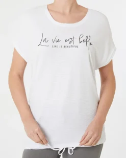 es T-Shirt Janina, Tunnelzug am Saum-KiK Onlineshop Outlet