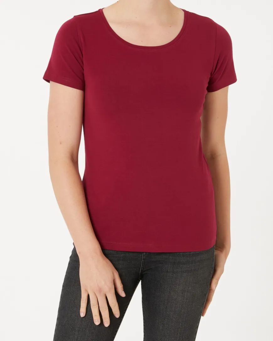 es T-Shirt Janina, Rundhalsausschnitt-KiK Onlineshop Discount