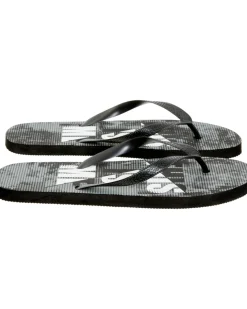 Zehentrenner mit Motivdruck X-Mail, gemusterte Riemchen-KiK Onlineshop Hot