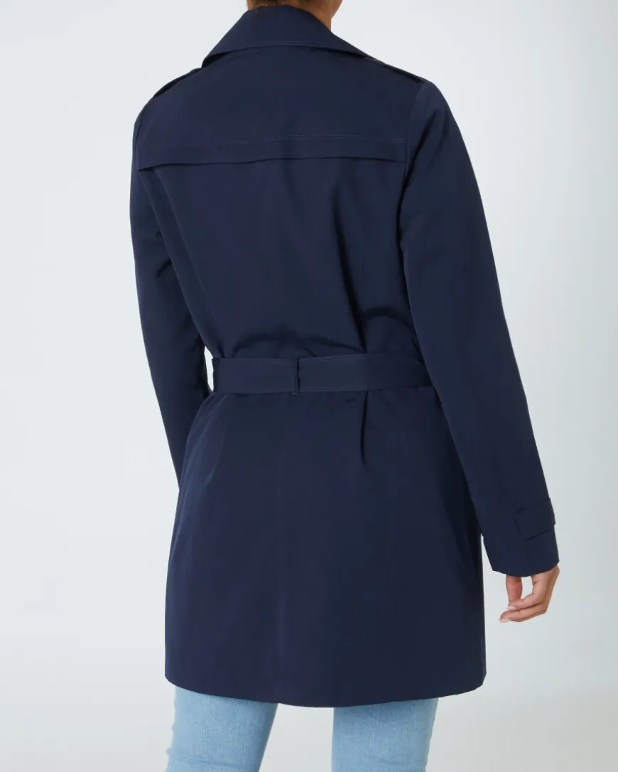 Zweireihiger Trenchcoat Janina, Knopfleiste-KiK Onlineshop Sale