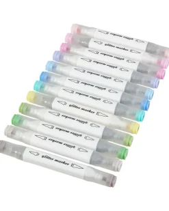 Zweispitzmarker 12er-Pack, Glitzertinte-KiK Onlineshop Best Sale